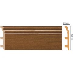 Плинтус напольный Decomaster (Декомастер) 120х23х2400 мм D233-85ДМ