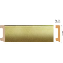 Плинтус напольный Decomaster (Декомастер) 58х16х2400 мм D234-374ДМ