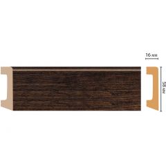 Плинтус напольный Decomaster (Декомастер) 58х16х2400 мм D234-966 ДМ