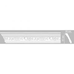 Плинтус потолочный с рисунком Decomaster (Декомастер) 83х66х2400 мм 95036