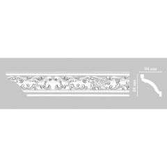 Плинтус потолочный с рисунком Decomaster (Декомастер) 94х94х2400 мм 95292