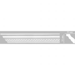 Плинтус потолочный с рисунком Decomaster (Декомастер) гибкий 35х35х2400 мм 95348F