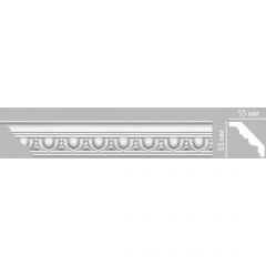 Плинтус потолочный с рисунком Decomaster (Декомастер) 55х55х2400 мм 95613