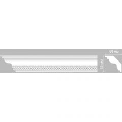 Плинтус потолочный с рисунком Decomaster (Декомастер) 55х55х2400 мм DT-138