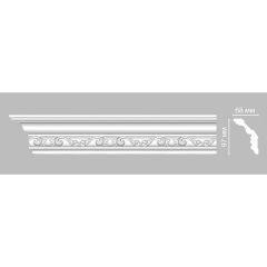 Плинтус потолочный с рисунком Decomaster (Декомастер) 97х68х2400 мм DT-9807