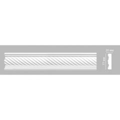 Молдинг с рисунком Decomaster (Декомастер) 77х20x2400 мм DT-9060A