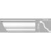 Плинтус потолочный гладкий Decomaster (Декомастер) 150х152х2400 мм 96267