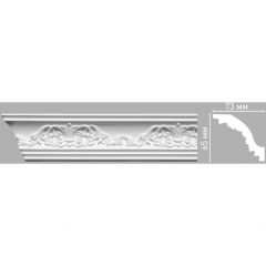 Плинтус потолочный с рисунком Decomaster (Декомастер) 65х73х2400 мм 95019
