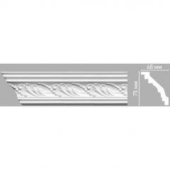 Плинтус потолочный с рисунком Decomaster (Декомастер) 75х68х2400 мм 95021