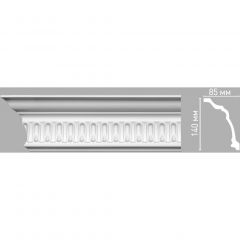 Плинтус потолочный с рисунком Decomaster (Декомастер) 140х85х2400 мм 95093