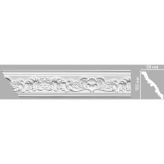 Плинтус потолочный с рисунком Decomaster (Декомастер) 100х88х2400 мм 95786