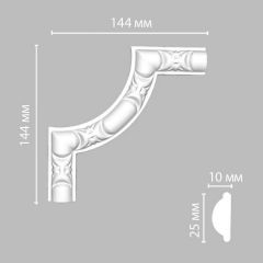 Угол Decomaster (Декомастер) 144х144х10 мм 98013-2