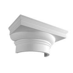 Капитель Evroplast (Европласт) 543х240х272 мм, Пенополиуретан, 4.15.102