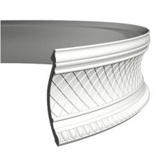 Карниз гибкий Evroplast (Европласт) 2000х151х165 мм, Пенополиуретан, 1.50.138