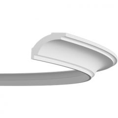 Карниз гибкий Evroplast (Европласт) 2000х70х50 мм, Пенополиуретан, 1.50.160