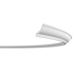 Карниз гибкий Evroplast (Европласт) 2000х48х52 мм, Пенополиуретан, 1.50.215