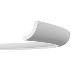 Карниз гибкий Evroplast (Европласт) 2000х58х54 мм, Пенополиуретан, 1.50.225