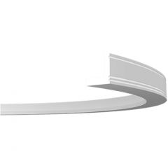 Карниз гибкий Evroplast (Европласт) 2000х55х55 мм, Пенополиуретан, 1.50.226