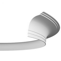 Карниз гибкий Evroplast (Европласт) 2000х165х226 мм, Пенополиуретан, 1.50.271