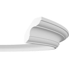 Карниз гибкий Evroplast (Европласт) 2000х43х43 мм, Пенополиуретан, 1.50.294