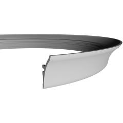 Карниз гибкий Evroplast (Европласт) 2000х75х119 мм, Пенополиуретан, 1.50.623