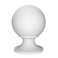 Крышка столба шар Evroplast (Европласт) 179х230х179 мм, Пенополиуретан, 4.77.101