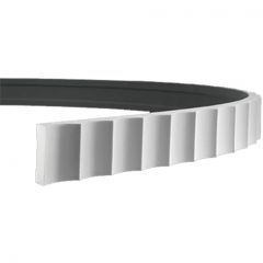 Молдинг гибкий Evroplast (Европласт) 2000х80х21 мм, Пенополиуретан, 1.51.327