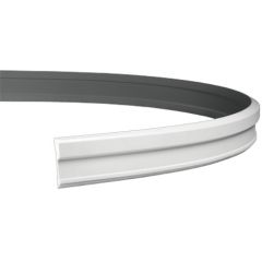 Молдинг гибкий Evroplast (Европласт) 2000х91х18 мм, Пенополиуретан, 1.51.344