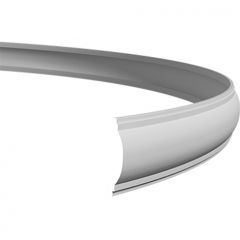 Молдинг гибкий Evroplast (Европласт) 2000х72х17 мм, Пенополиуретан, 1.51.360