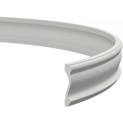 Молдинг гибкий Evroplast (Европласт) 2000х124х24 мм, Пенополиуретан, 1.51.367