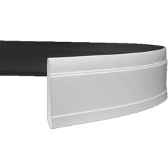 Плинтус гибкий Evroplast (Европласт) 2000х150х22 мм, Пенополиуретан, 1.53.102