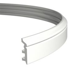 Плинтус гибкий Evroplast (Европласт) 2000х80х22 мм, Пенополиуретан, 1.53.107