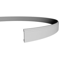 Плинтус гибкий Evroplast (Европласт) 2000х80х13 мм, Пенополиуретан, 1.53.112