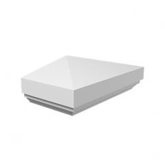 Полукрышка пирамида Evroplast (Европласт) 219х69х108 мм, Пенополиуретан, 4.76.211