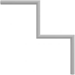 Угловой элемент Evroplast (Европласт) 280х280 мм, Пенополиуретан, 1.52.812