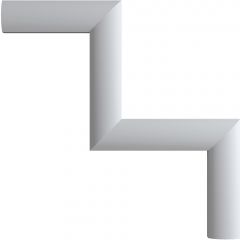 Угловой элемент Evroplast (Европласт) 300х300 мм, Пенополиуретан, 1.52.816