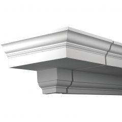 Угол внешний Evroplast (Европласт) 455х251х455 мм, Пенополиуретан, 4.01.111