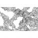 Обои виниловые на флизелине Design Studio 3D Line Style Роскошные черно-белые линии Шелк (LST-005)