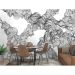 Обои виниловые на флизелине Design Studio 3D Line Style Роскошные черно-белые линии Шелк (LST-005)