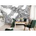 Обои виниловые на флизелине Design Studio 3D Line Style Роскошные черно-белые линии Шелк (LST-005)