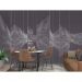 Обои виниловые на флизелине Design Studio 3D Line Style Безупречная геометрия в сиреневых тонах Шелк (LST-030)