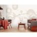 Обои виниловые на флизелине Design Studio 3D Line Style Абстрактные горы с планетами Шелк (LST-058)