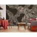 Обои виниловые на флизелине Design Studio 3D Line Style Роскошные линии в кофейных тонах Бетон (LST-004)