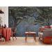 Обои виниловые на флизелине Design Studio 3D Picturesque Молодые деревья в тёмных тонах Бетон (PRS-005)