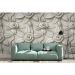 Обои виниловые на флизелине Design Studio 3D Volume Стена из рельефных цветов Бетон (VL-007)