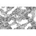 Обои виниловые на флизелине Design Studio 3D Line Style Черно-белый переплет из линий Лен (LST-010)