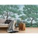 Обои виниловые на флизелине Design Studio 3D Picturesque Деревья в нежно зелёных тонах Лен (PRS-003)