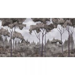 Обои виниловые на флизелине Design Studio 3D Picturesque Смешенный лес в тёмных тонах Лен (PRS-020)