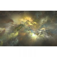 Обои виниловые на флизелине Design Studio 3D Каменная красота Роскошный камень Холст Золото (KK-045)