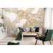 Обои виниловые на флизелине Design Studio 3D Line Style Роскошные золотые линии Холст Серебро (LST-001)